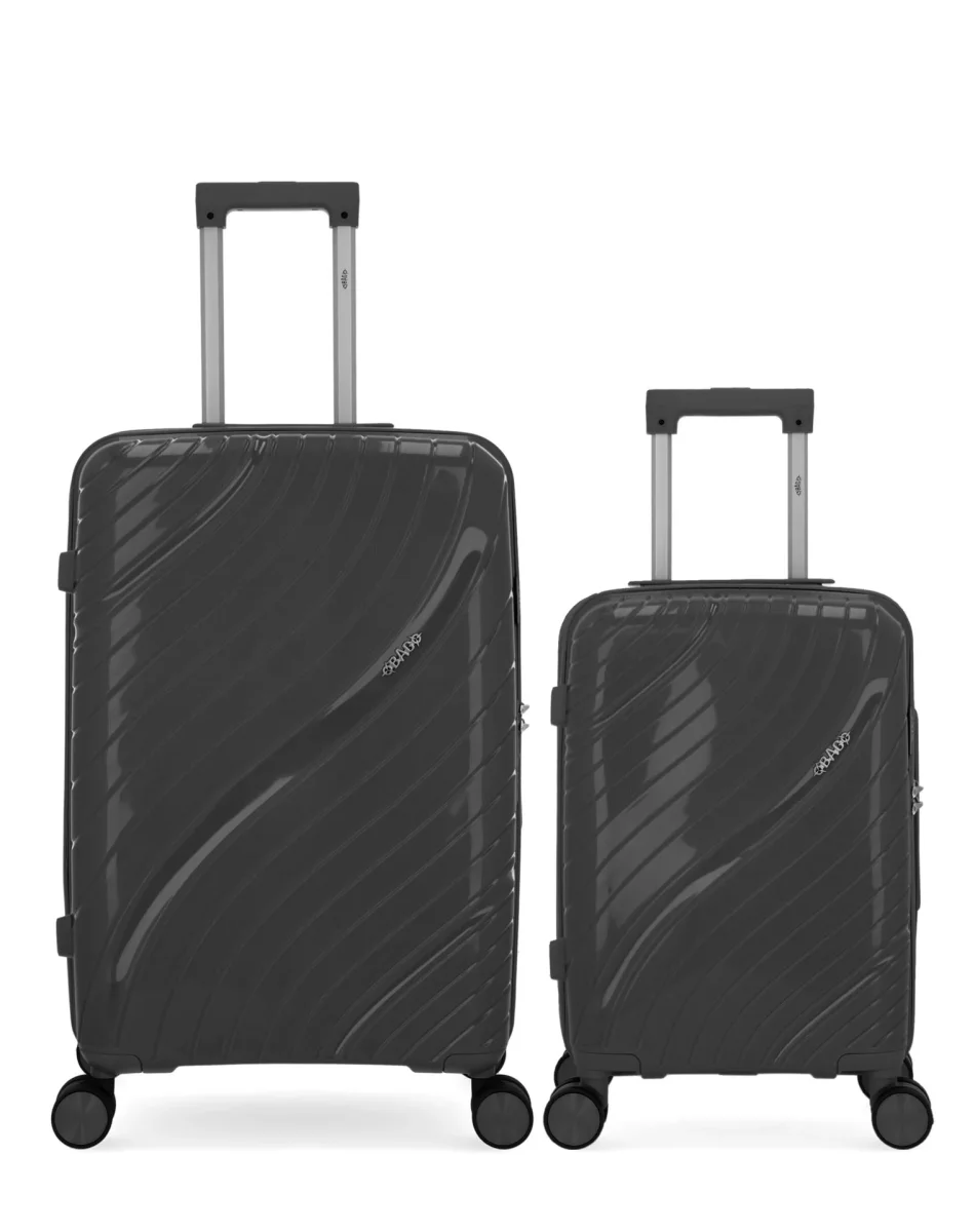 Lot de 2 Valises Rigides Taille Moyenne et Cabine XS LYRA