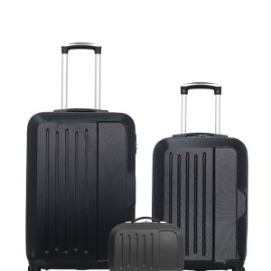 Lot de 3 Valises Rigides Taille Moyenne, Cabine et Vanity VESUVIO