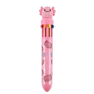 ITOTAL Stylo bille 10 couleurs Axolotl