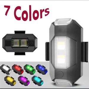 Signal de sécurité universel multifonction, étanche pour moto, casque, vélo, voiture, scooters et drone