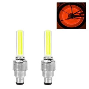Éclairages LED pour Pneus Jaune 2Pcs