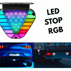 Feu LED arriere RGB pour voiture/moto/camion 1Pcs