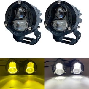 2pcs Led loupe antibrouillard pour Moto