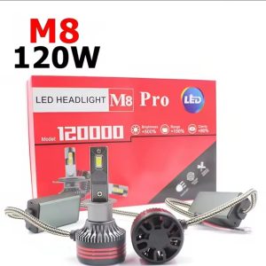 2pcs Led M8 Pro 120W 60000LM H4/H7