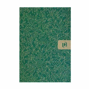 OXFORD Agenda scolaire journalier 12×18 2025-2026 Kraft vert forêt