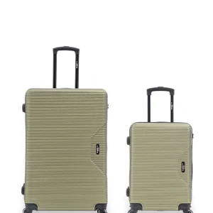 Lot de 2 Valises Rigides Grand Format et Cabine WAGRAM