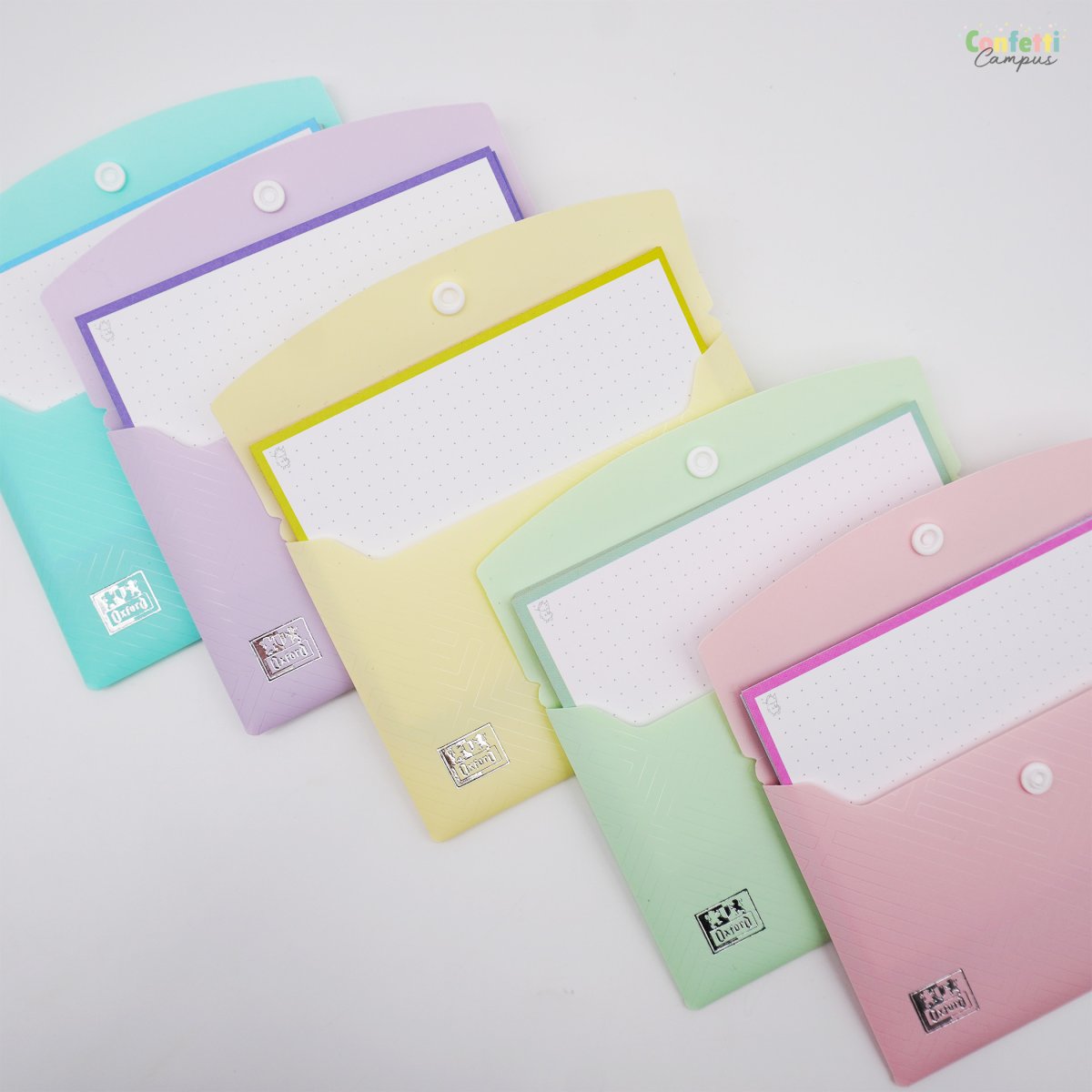 OXFORD URBAN Pochette fourre-tout A5 pastel vert d’eau – Image 9