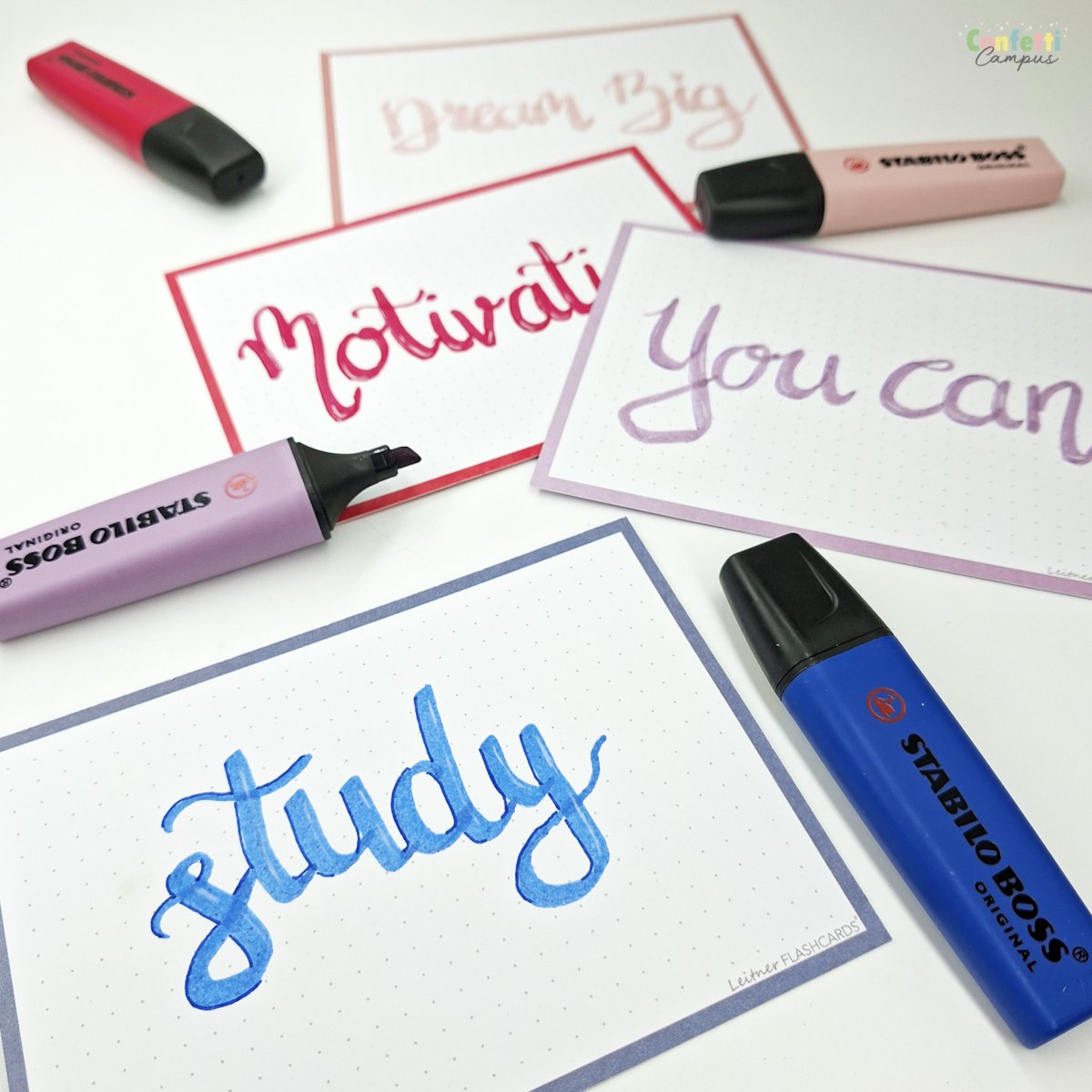 STABILO BOSS ORIGINAL Wildflower Surligneur Rouge dahlia – Image 6