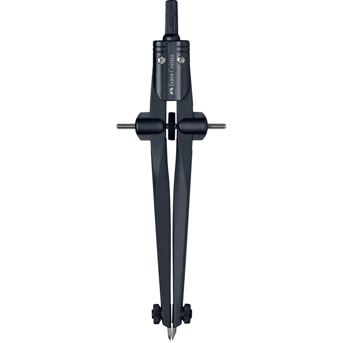 FABER CASTELL Stream Compas scolaire à réglage rapide Ø34cm Bleu nuit mat – Image 3