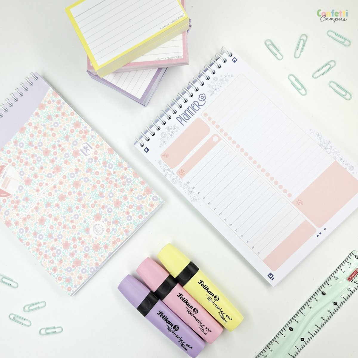 OXFORD FLORAL DAILY PLANNER Agenda journalier non daté A5 – Image 6