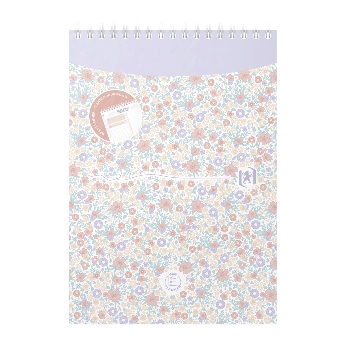 OXFORD FLORAL DAILY PLANNER Agenda journalier non daté A5