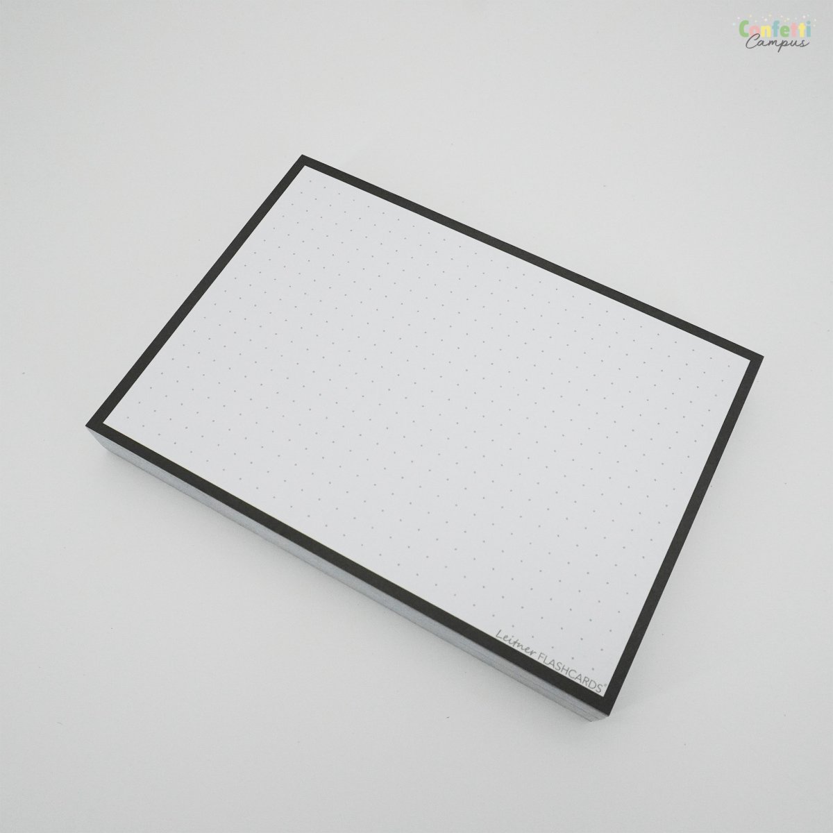 50 Flashcards Leitner A6 à points cadre noir – Image 3