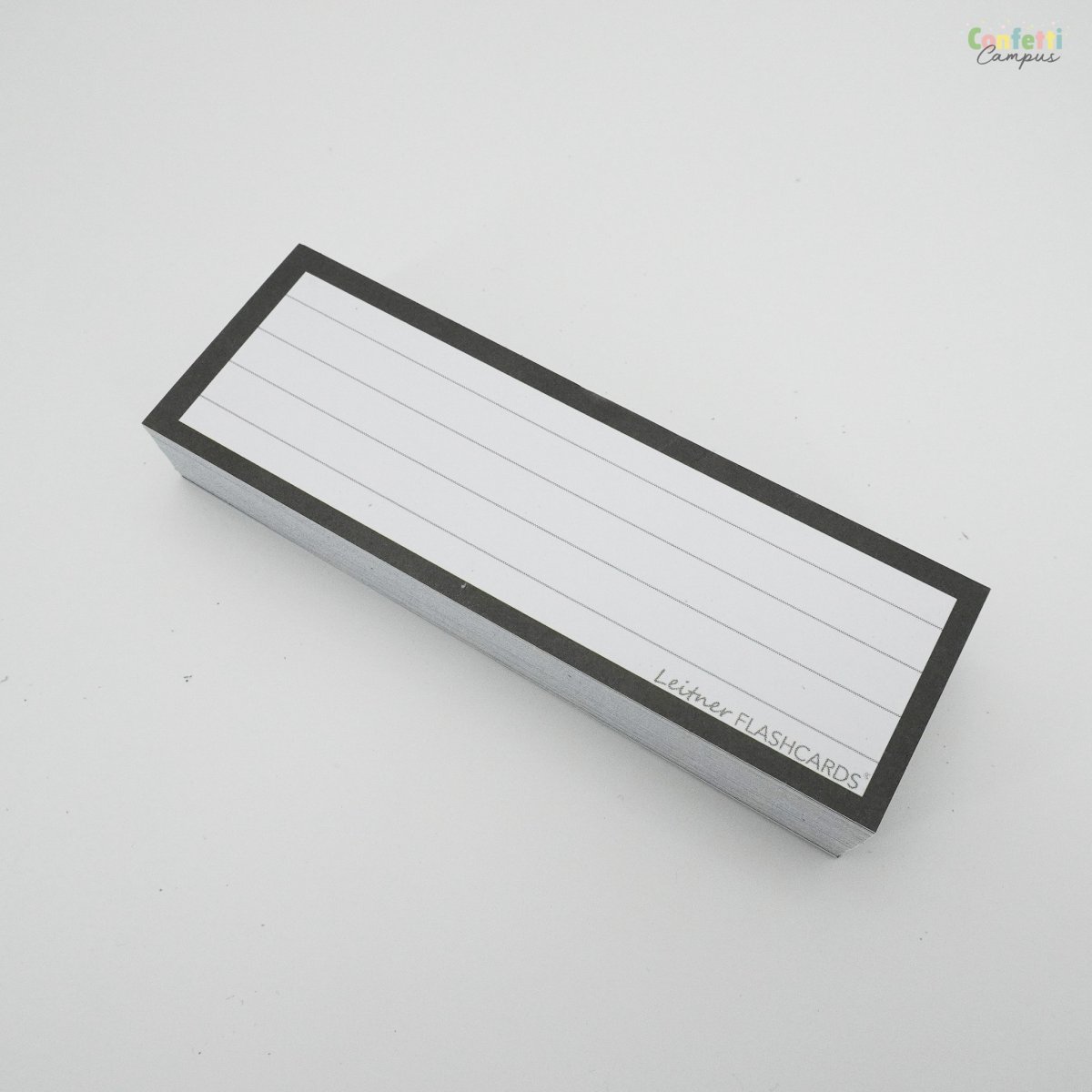 50 Flashcards Leitner Vocabulaire lignées cadre noir – Image 4