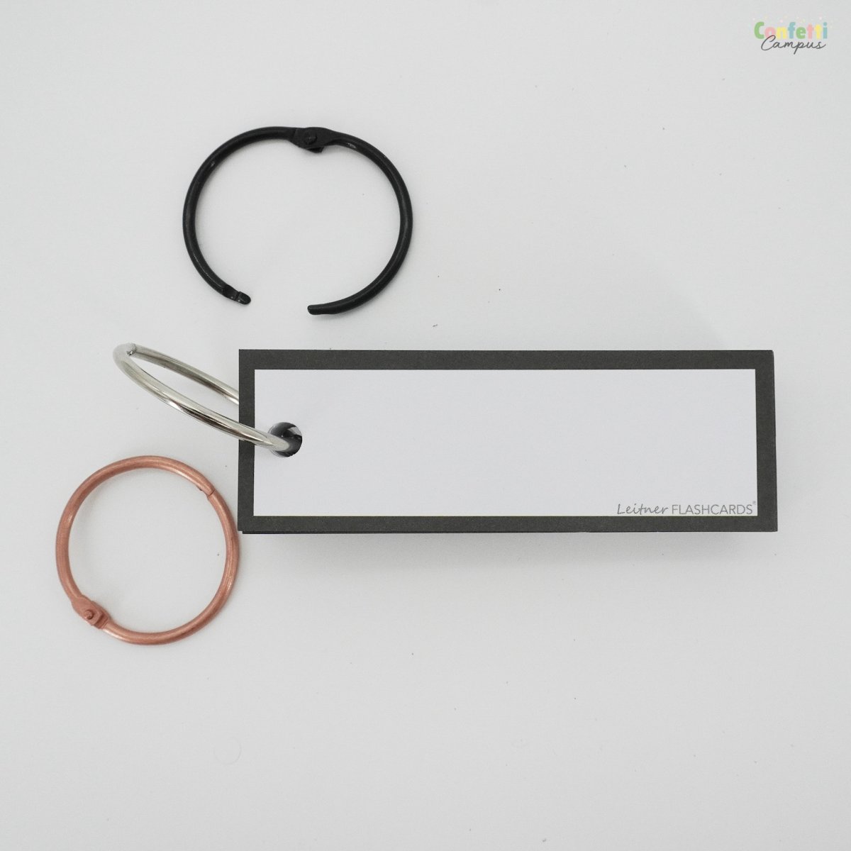 50 Flashcards Leitner Vocabulaire blanches cadre noir – Image 7