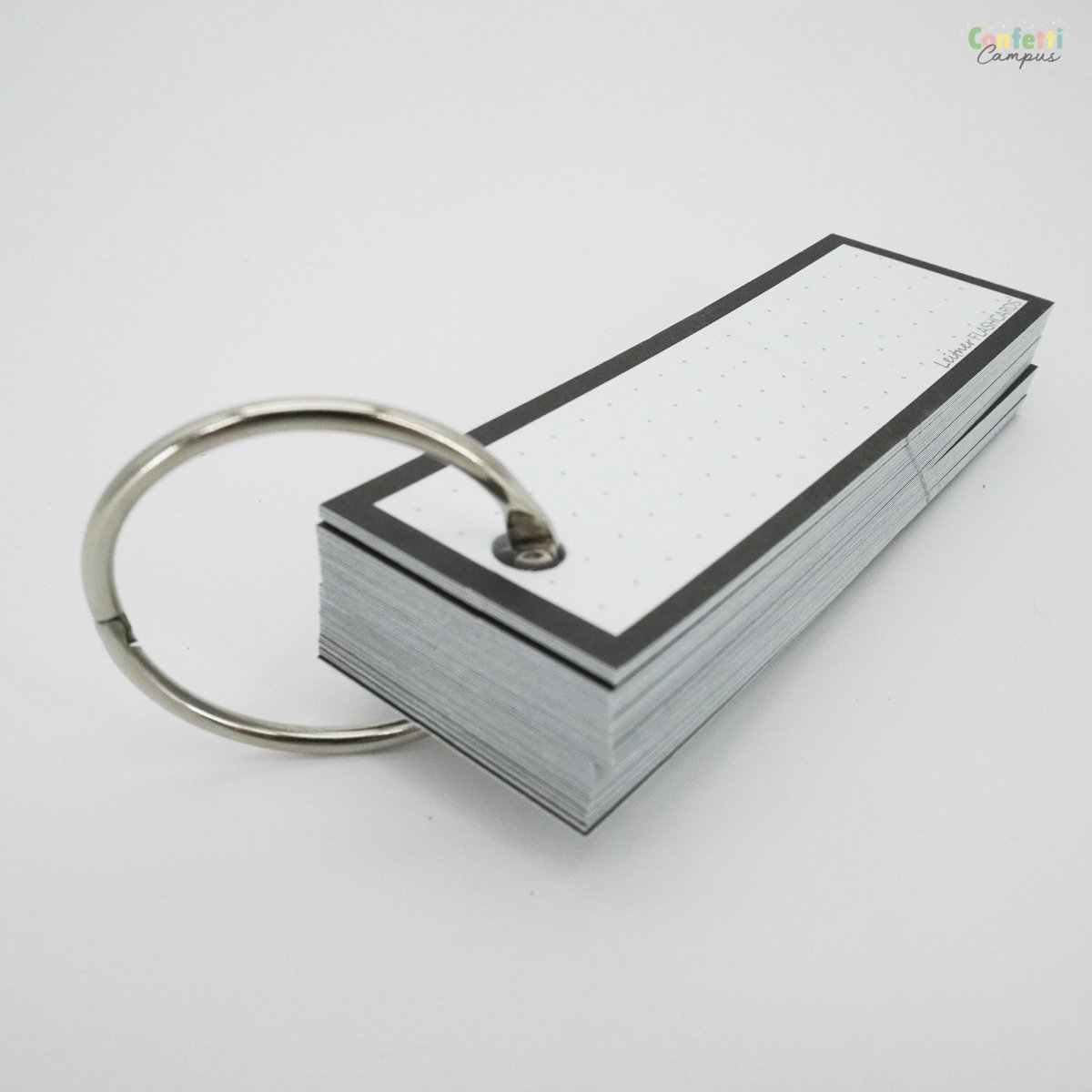 50 Flashcards Leitner Vocabulaire à points cadre noir – Image 6