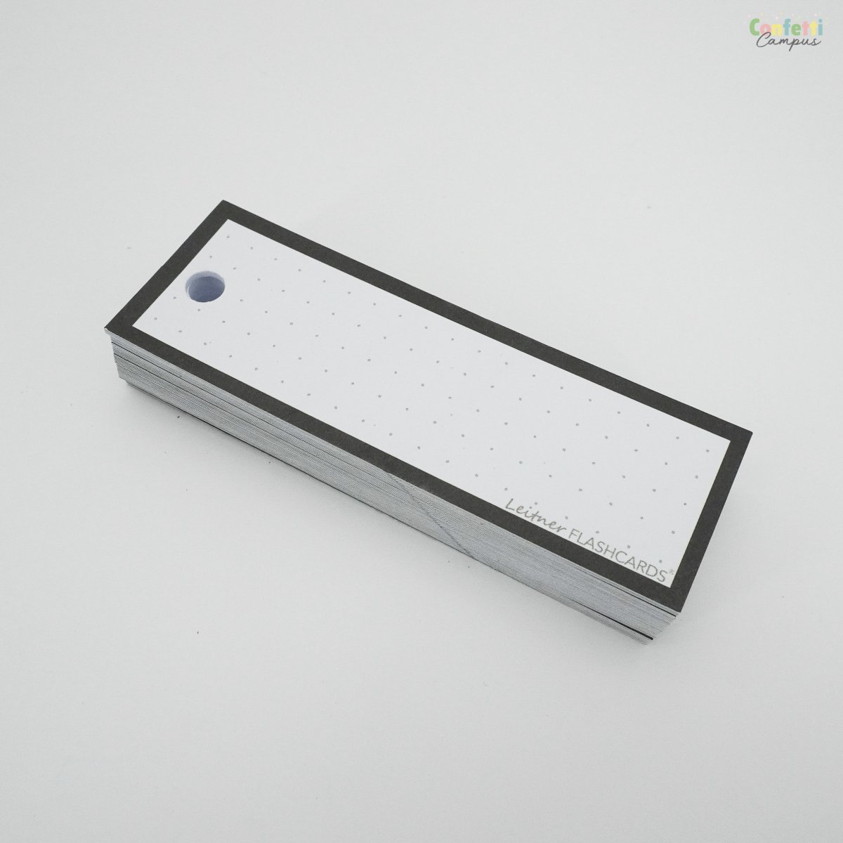 50 Flashcards Leitner Vocabulaire à points cadre noir – Image 5