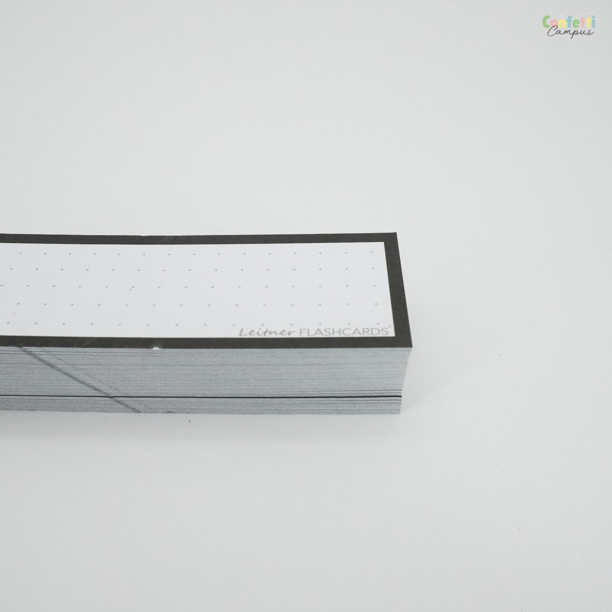 50 Flashcards Leitner Vocabulaire à points cadre noir – Image 4