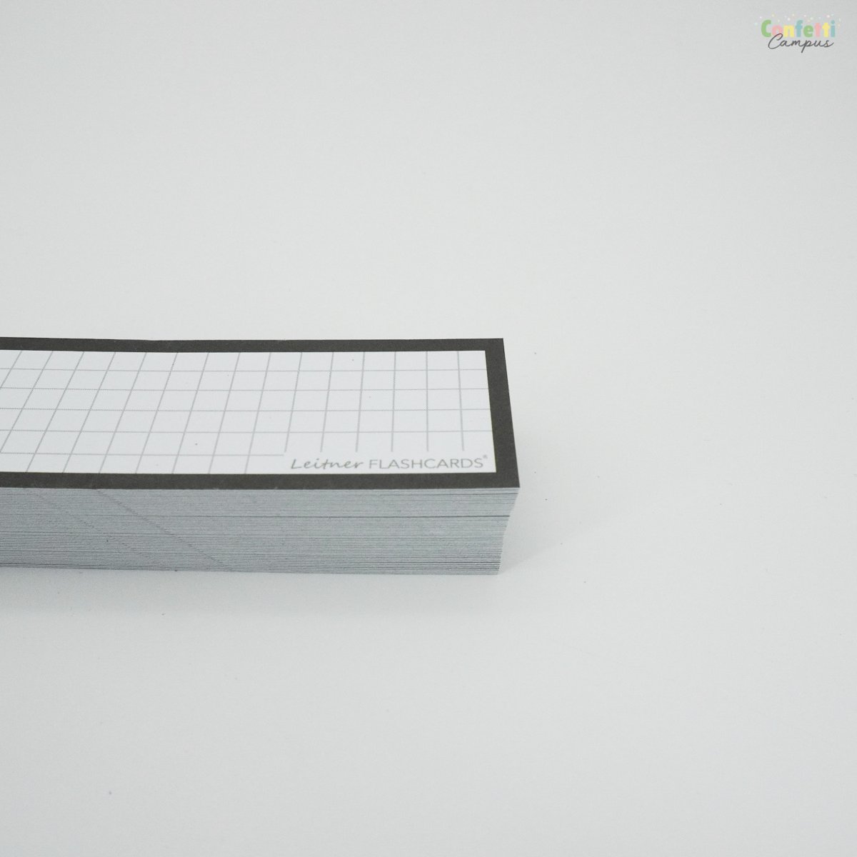 50 Flashcards Leitner Vocabulaire à petits carreaux cadre noir – Image 4