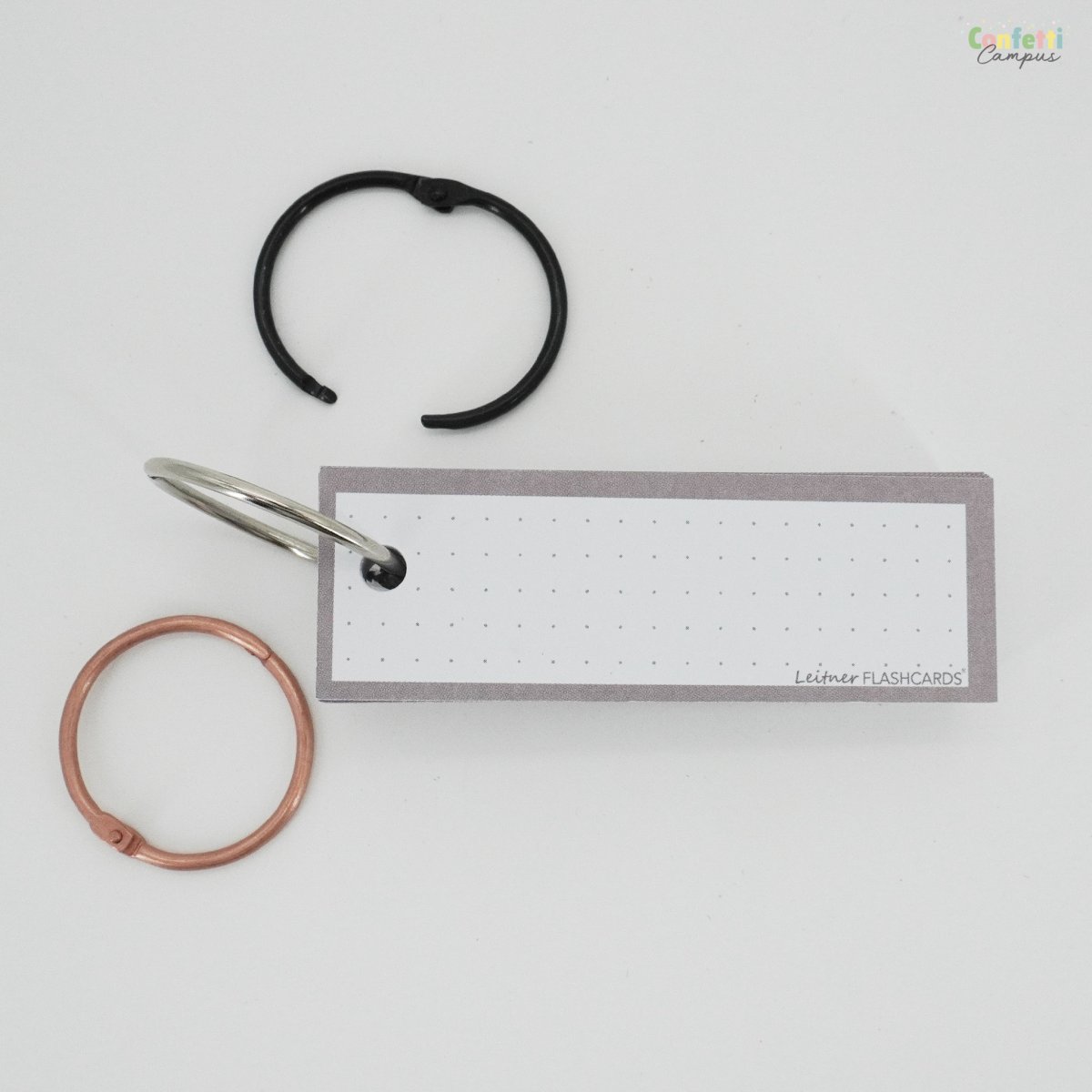 50 Flashcards Leitner Vocabulaire à points cadre rose quartz – Image 5