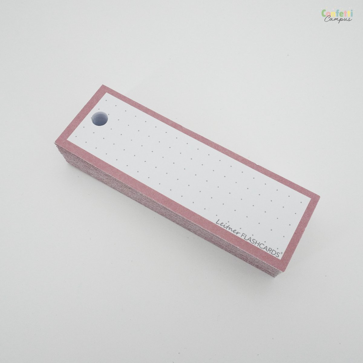 50 Flashcards Leitner Vocabulaire à points cadre rose quartz – Image 3