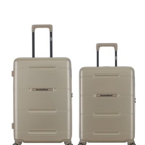 Lot de 2 Valises Rigides Taille Moyenne et Cabine CLEVELAND