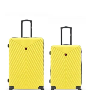 Lot de 2 Valises Rigides Grand Format et Taille Moyenne GAITE