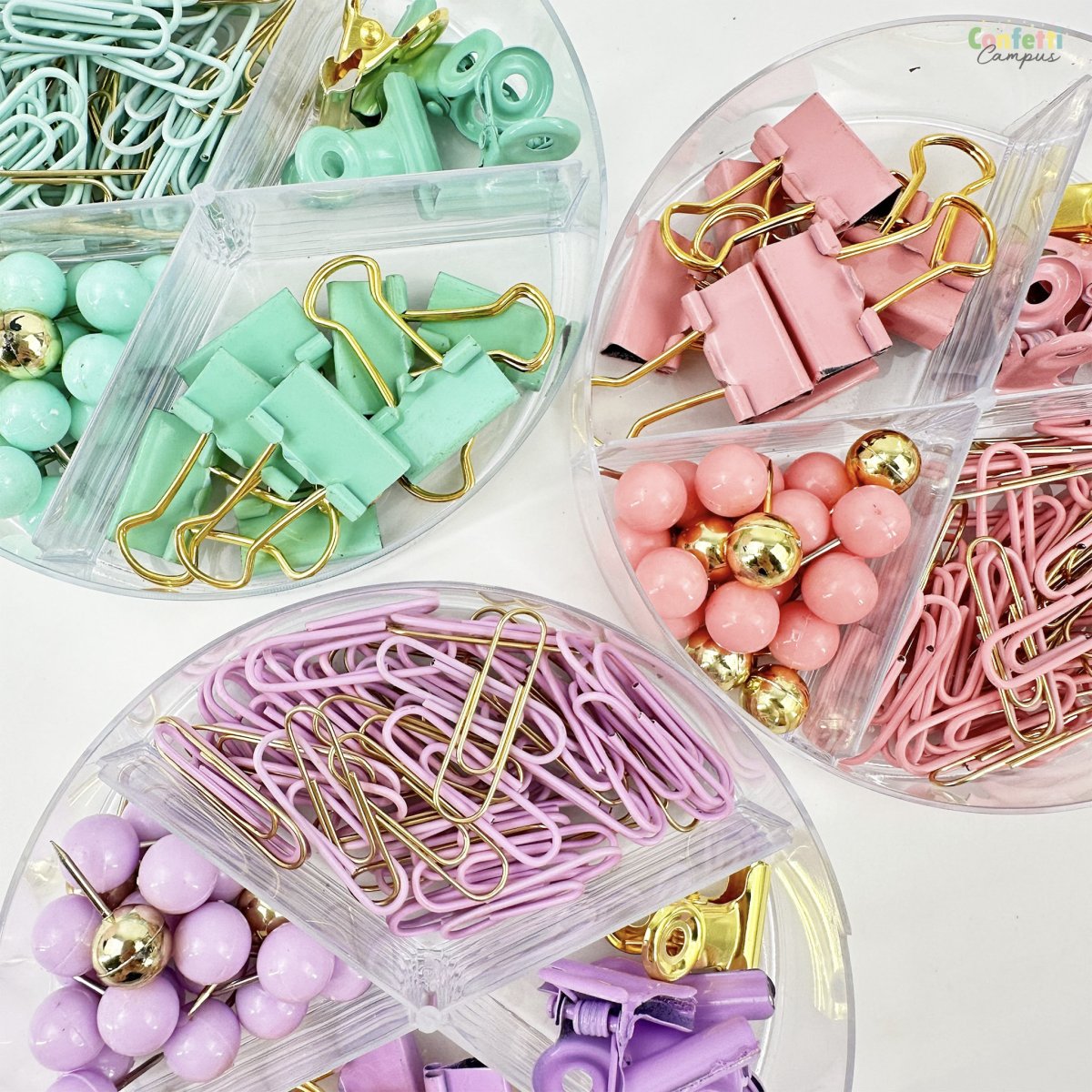 ITOTAL Kit d’organisation Monocolor 80 pieces Fraîcheur mentholée – Image 7