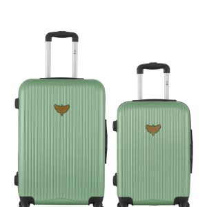 Lot de 2 Valises Rigides Taille Moyenne et Cabine AGATA