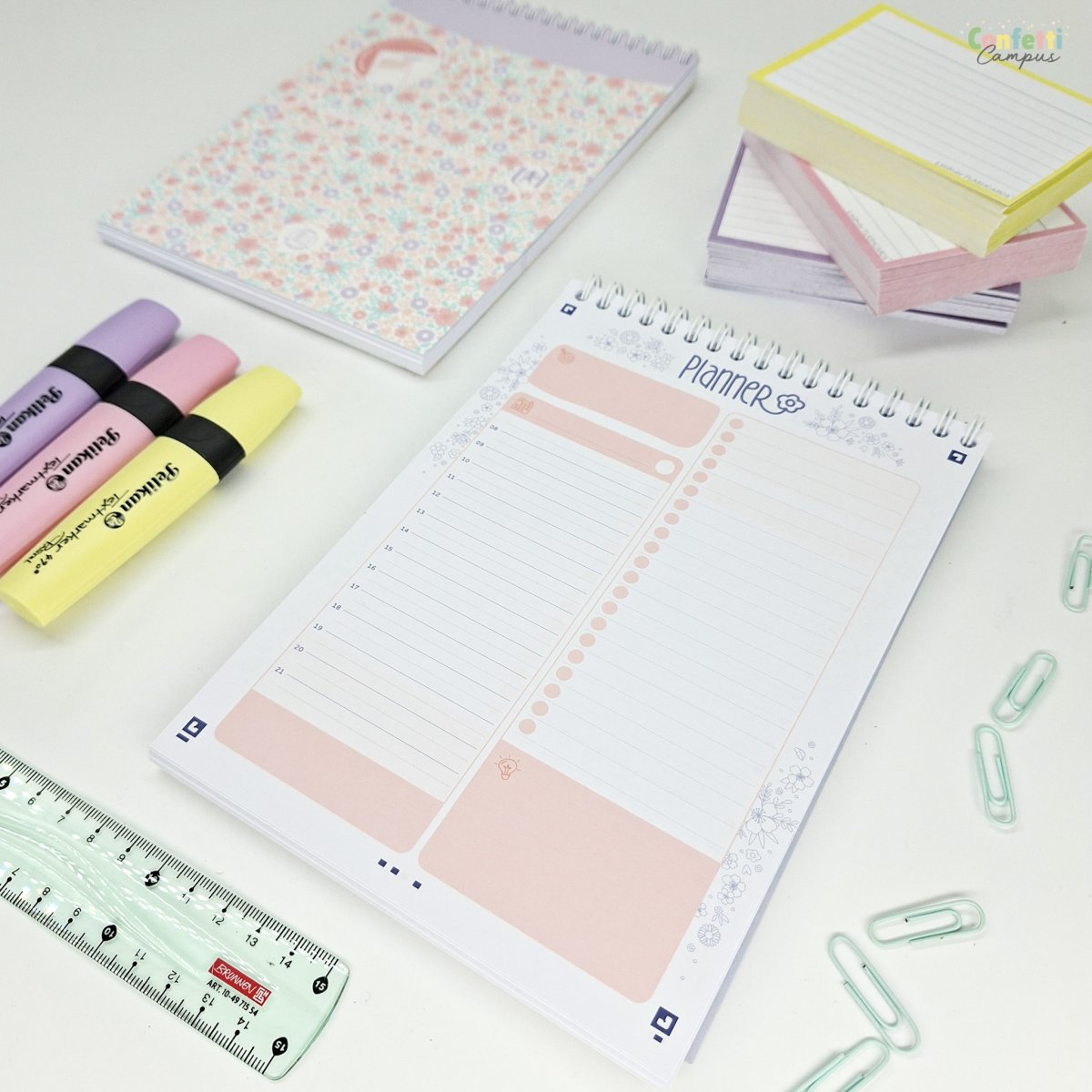 OXFORD FLORAL DAILY PLANNER Agenda journalier non daté A5 – Image 7