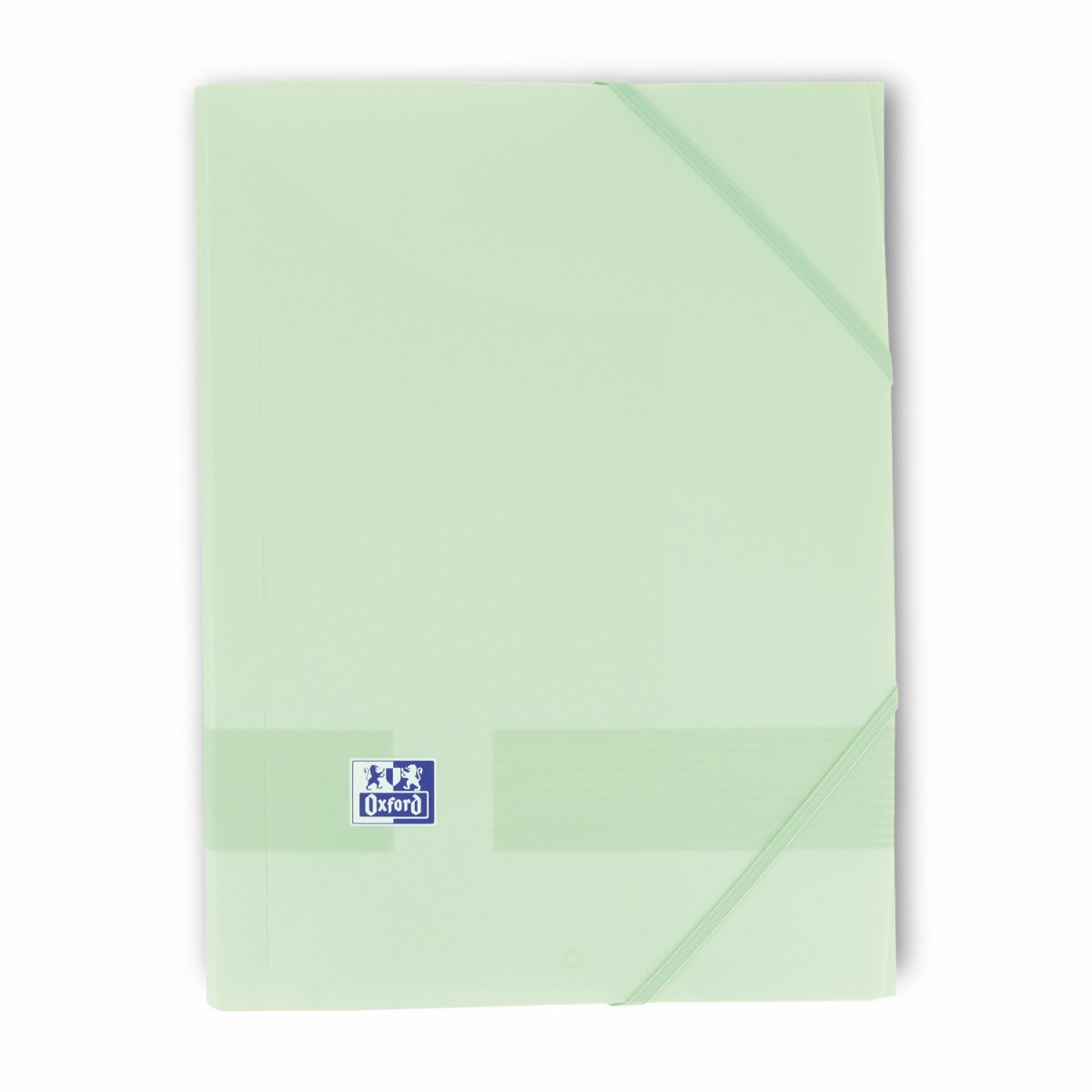 OXFORD Live & Go Chemise 3 rabats à élastique A4+ plastique Vert pastel