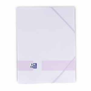 OXFORD Live & Go Chemise 3 rabats à élastique A4+ plastique Violet pastel