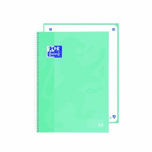 OXFORD TOUCH DOTTED BOOK Cahier A4+ à spirale 160 pages à points pastel vert