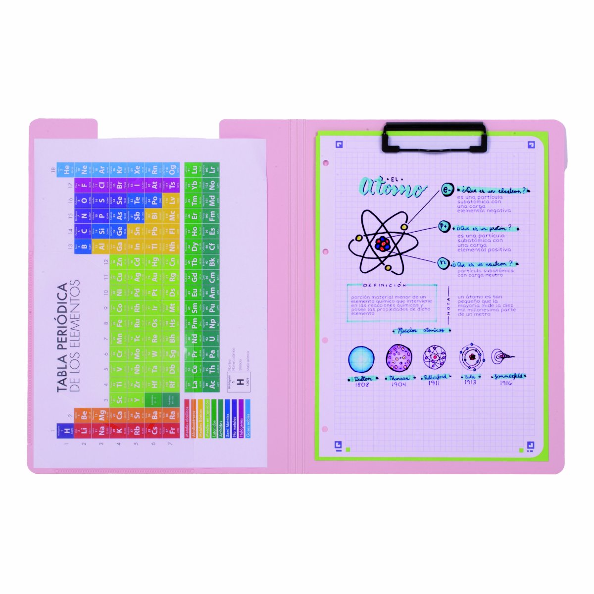 OXFORD LIVE & GO Porte-bloc à pince 24x32cm rose dragée – Image 8