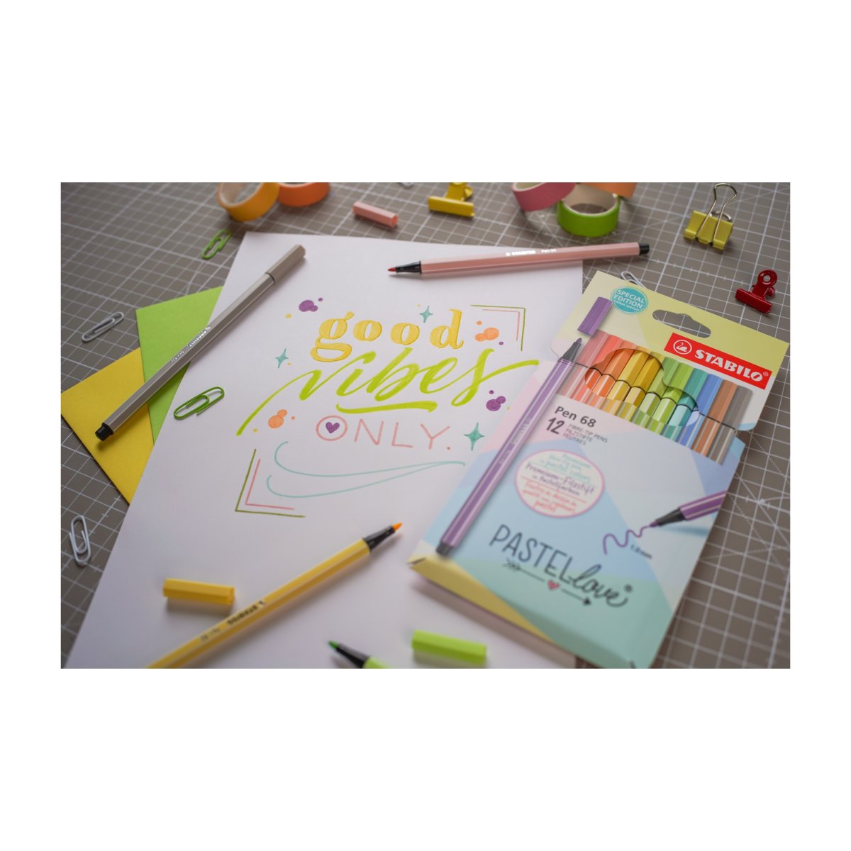 STABILO Pen 68 Feutres de dessin assorti Pastellove x12 – Image 5