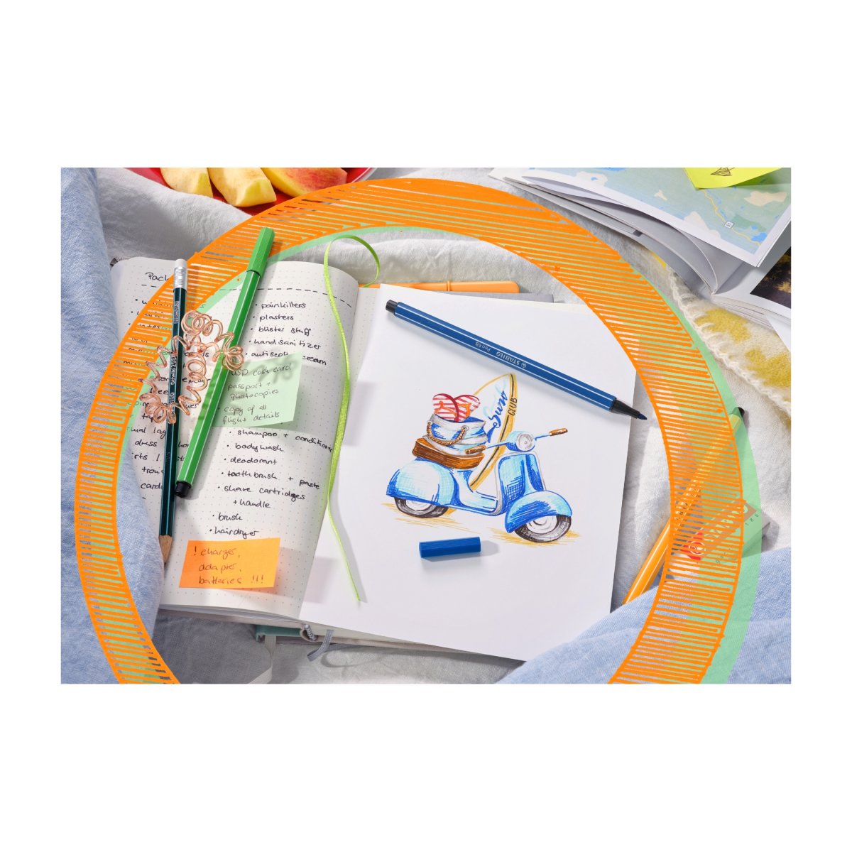 STABILO Pen 68 Feutres de dessin assorti Pastellove x12 – Image 6