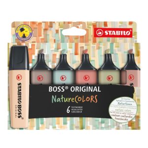 STABILO BOSS ORIGINAL NatureCOLORS Surligneurs x6