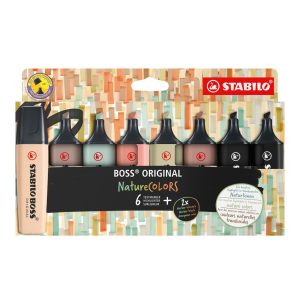 STABILO BOSS ORIGINAL NatureCOLORS Surligneurs x8