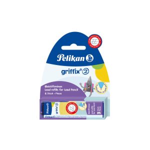 PELIKAN GRIFFIX – Lot de 6 mines graphite de rechange HB 2mm pour porte-mines Griffix