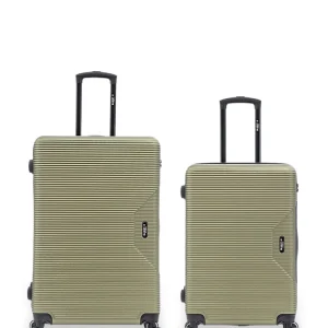 Lot de 2 Valises Rigides Grand Format et Taille Moyenne WAGRAM