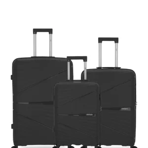 Lot de 3 Valises Rigides Grand Format, Taille Moyenne et Cabine VELA