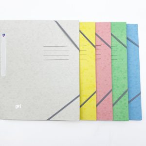 Lot de 5 Chemises à élastique en carte OXFORD TOP FILE+