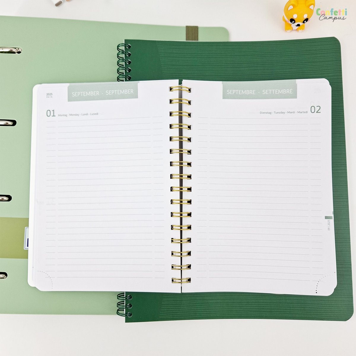 BRUNNEN Agenda scolaire journalier A5 2025-2026 Petites plantes – Image 7