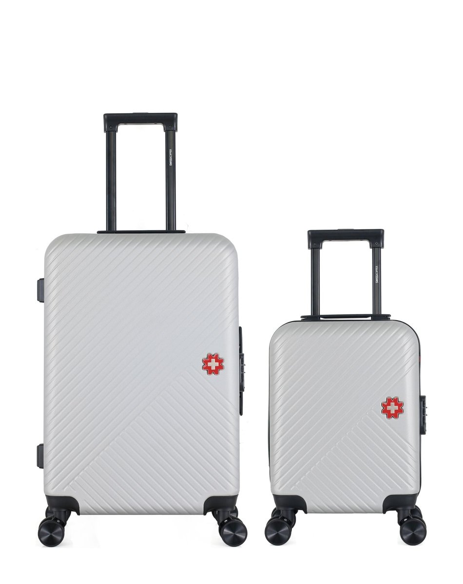 Lot de 2 Valises Rigides Taille Moyenne et Cabine XXS SPIEZ