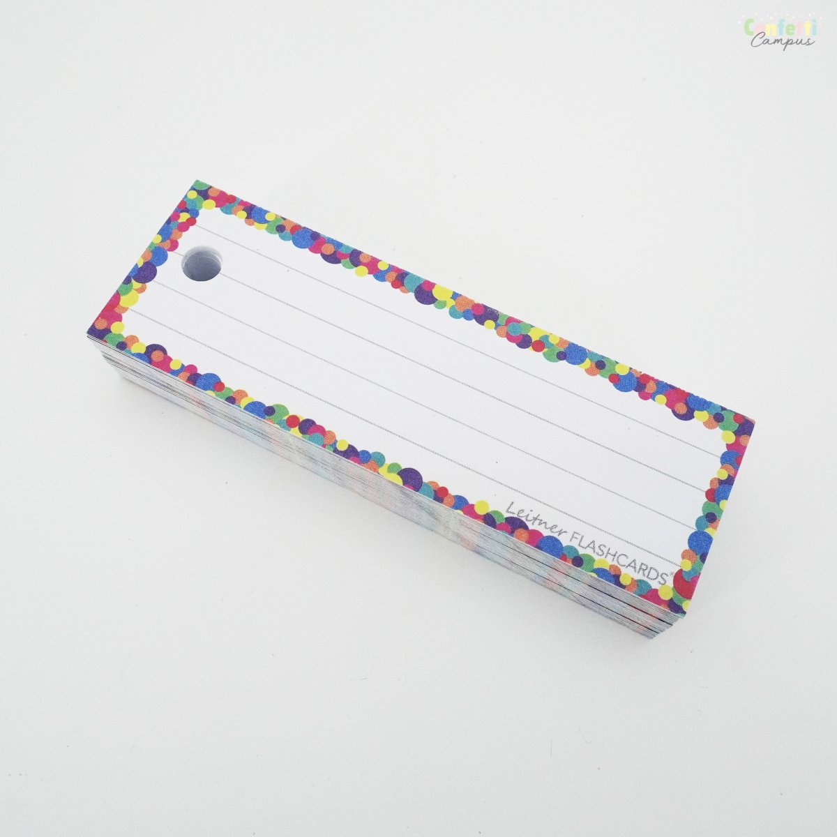 50 Flashcards Leitner Vocabulaire lignées Edition Confettis – Image 6