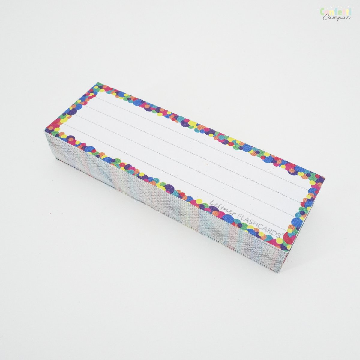 50 Flashcards Leitner Vocabulaire lignées Edition Confettis – Image 4