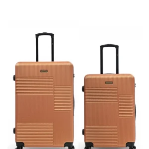 Lot de 2 Valises Rigides Grand Format et Taille Moyenne LIVIA