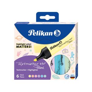 PELIKAN TEXTMARKER 490 Surligneurs Pastel x6