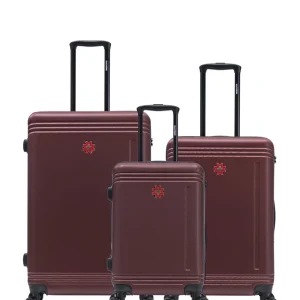 Lot de 3 Valises Rigides Grand Format, Taille Moyenne et Cabine GSTAAD