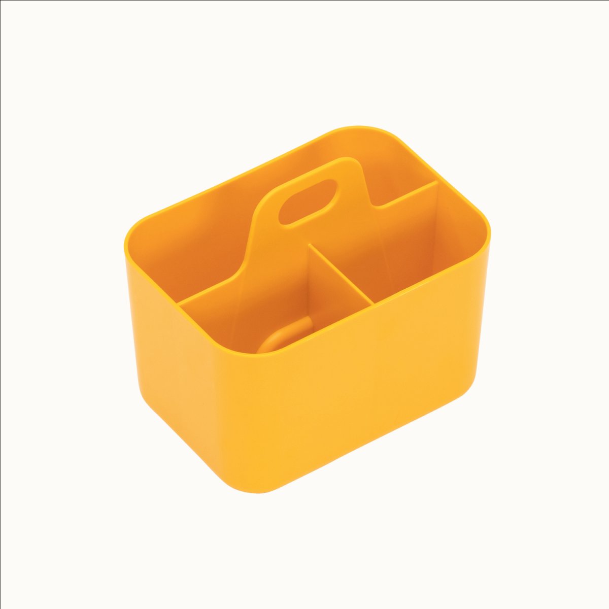 FORMA Organiseur de bureau porte-stylos 3 compartiments 15x11x13,5cm orange curcuma – Image 9