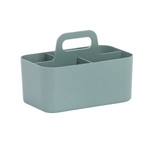 FORMA Organiseur de bureau porte-stylos 5 compartiments 25×15,6x17cm vert sauge
